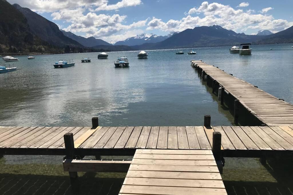 Chez Jacques - Terrasse Avec Vue Lac Et Montagne Annecy Eksteriør billede